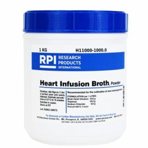 Rpi Heart Infusion Broth, 1 KG H11000-1000.0